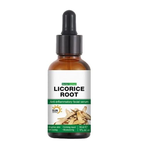 Digitalzap Licorice Root Face Serum For Glowing Skin | Dark Spot Corrector & Skin Brightening Serum | Evens Skin Tone | Hydratin