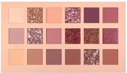 18 Colors Pigmented Beauty Eye Shadow Palette Eye Shadow 18 G (All Skin Type)