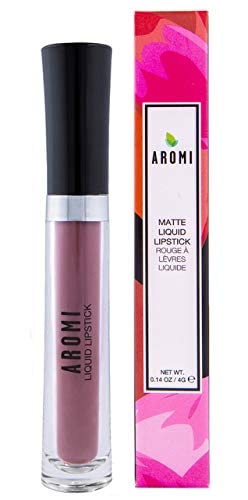 Aromi Desert Taupe Matte Liquid Lipstick | Greige, Grey Beige Lip Color, Long-Lasting Lipstick, Handmade, Day To Night (Desert T