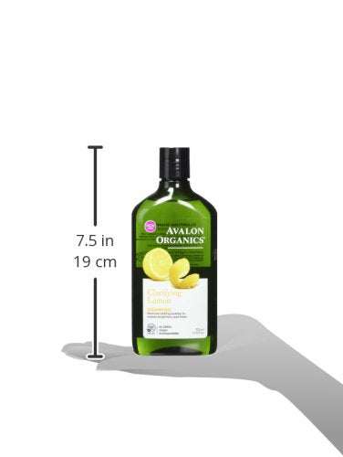 Avalon Organics Lemon Clarifying Shampoo, 11 Ounce - 6 Per Case.