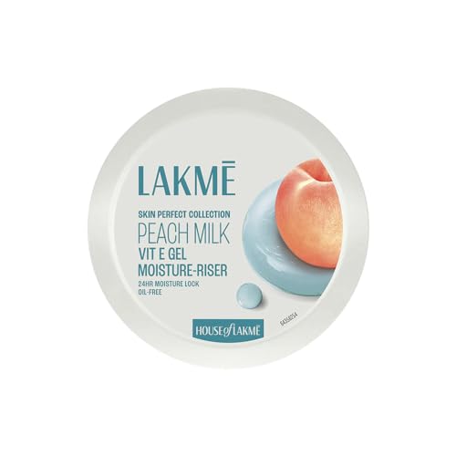 Lakm Peach Milk Vit E Gel Moisturizer, Lightweight Gel To Hydrate Skin | With Vitamin E 200Gm