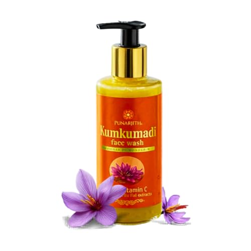 Punarjith Kumkumadi Face Wash | Brighten, Hydrate & Rejuvenate | Reduces Pigmentation, Dark Spots, And Blemishes