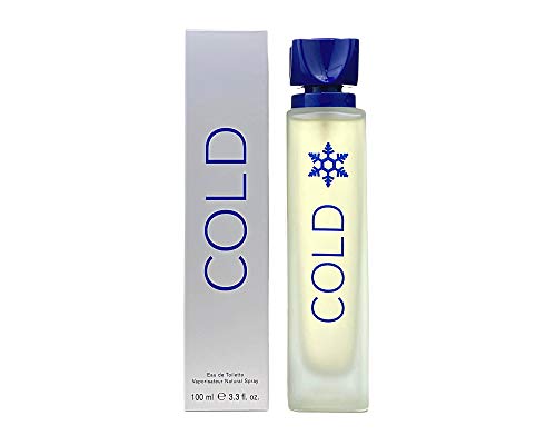 Benetton Cold By 3Oz Edt Spray New In Box For Men Eau De Toilette Spray Cold