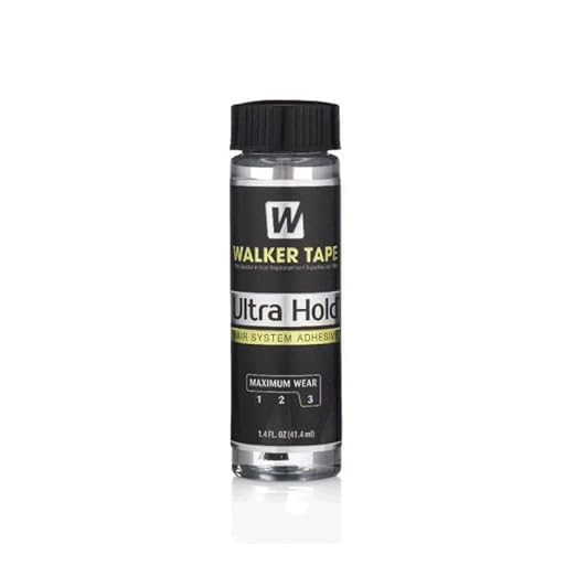 Ultra Hold Glue For Hair System By Walker Tape | Waterproof | Maximum Wear (4+ Weeks) | Clear Transperent Glue | Skin Safe (41.4