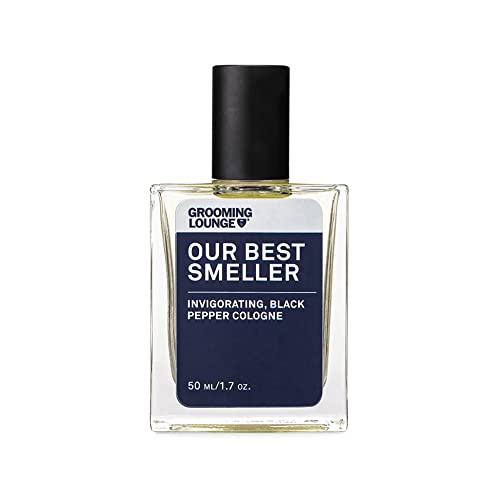 Grooming Lounge Our Best Smeller Cologne - Long-Lasting Black Pepper And Vanilla Scent - Energizing And Confidence Enhancing - N