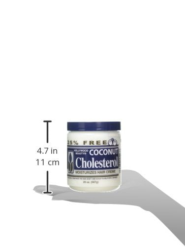 Hollywood Beauty Coconut Cholesterol, 20 Oz , white