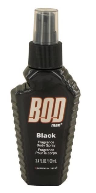 Bod Man Black By Parfums De Coeur, 8 Oz Frgrance Body Spray For Men