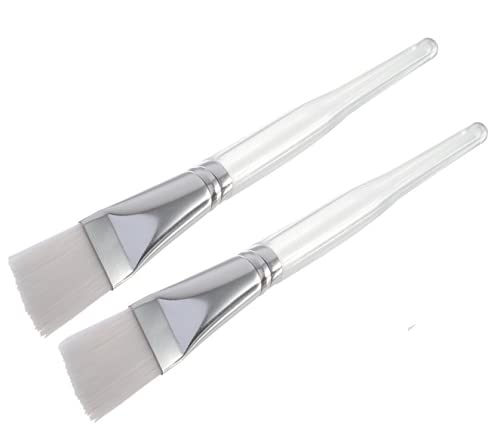 Ghelonadi Face Pack Brush Facial Mask Brush Facemask Applicator Brush Cosmetic Foundation Makeup Brush For Men And Women (White 