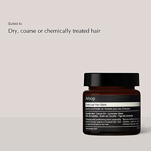 Aesop Violet Leaf Hair Balm | 60mL/2.02 oz | Paraben, Cruelty-free & Vegan