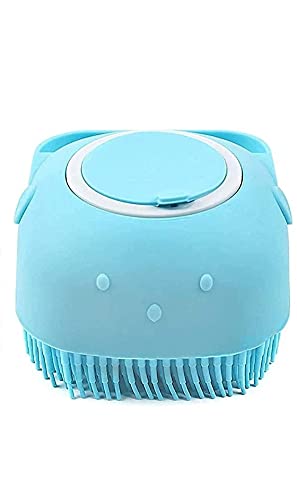 Heeva Creation Silicone Bath Brush With Shampoo Dispenser. (Random colour) 1 Piece.