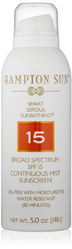 Hampton Sun Spf 15 Continuous Mist Sunscreen, 5 Oz