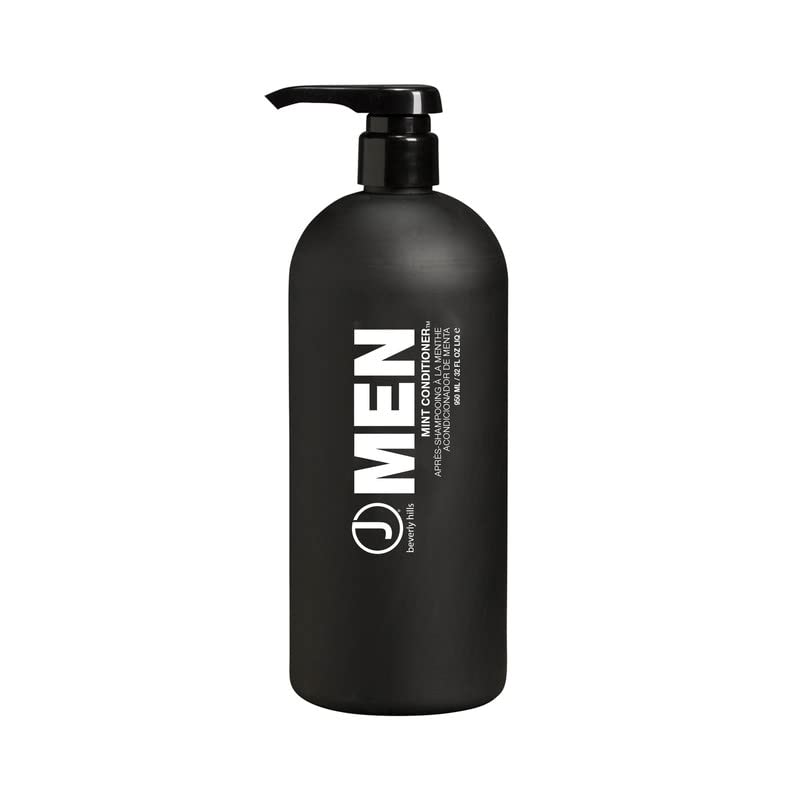 J Beverly Hills Men's Mint Conditioner with Avocado Oil for Moisture and Strength, 32 Oz