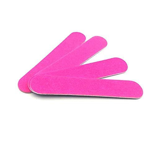 KISEER Small Nail Files Bulk, 100 Pcs Disposable Double Sided Emery Boards Travel Size for Men, Women, Kids (3.3 Inch)