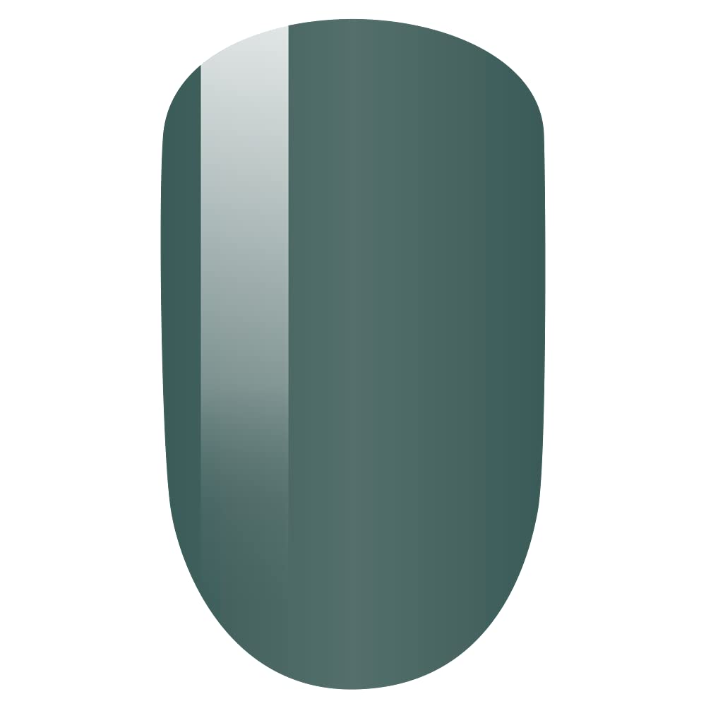Lechat - Perfect Match Gel Polish - Down To Earth - Shadow Gray-Green With Cream Finish - (0.5 Ounce) - Easy Application - Soak