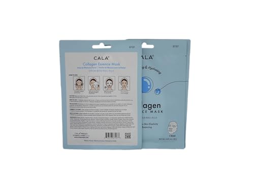 Cala Collagen essence facial mask sheets 5 count, 5 Count