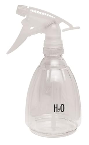 Diane Spray Bottle, 16Oz, 1Ea Clear H2O Printed On Bottle