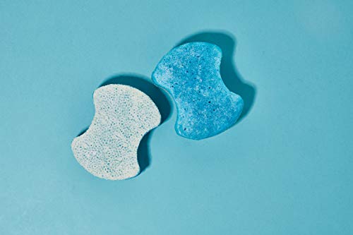 Spongeables Pedi Scrub Exfoliating Foot Sponges, 3 Count, Loofah, Clean & Fresh, Model PDS20-AMZ