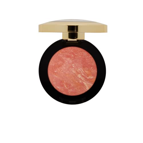 Milani Baked Blush - Corallina (012 Ounce) Cruelty-Free Powder Blush - Shape, Contour & Highlight Face For A Shimmery Or Matte F