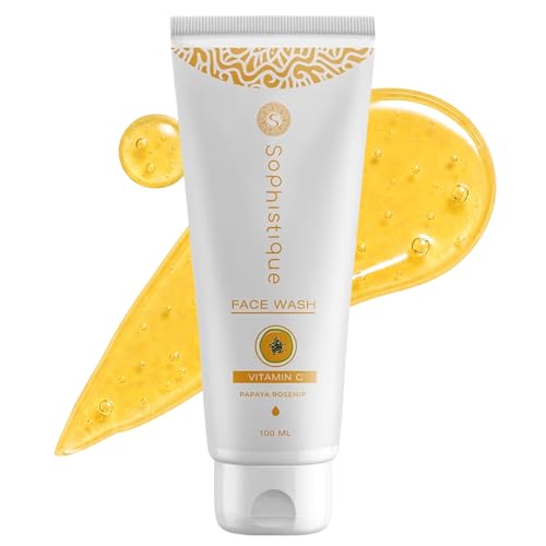 Sophistique Vitamin C Face Wash | Instant Brightening & Glowing | Reduce Acne & Dark Spots | Daily Face Cleanser For Women & Men