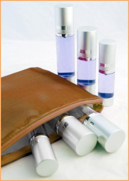 Bottlewise 5Pc Travel Kit - Compact, Leak Proof, Travel Size, Refillable Airless Bottles For Your Portable Skincare Routine (Bro