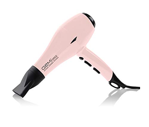 Gem Force Hair Dryer - Intense Ionic Ceramic, Baby Pink, 1 Count, Model GEM1902