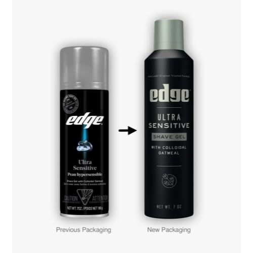Edge Ultra Sensitive Shave gel, 7 Ounce (Pack of 2)