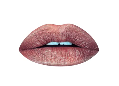 Aromi Tan Metallic Liquid Lipstick | Sepia Bronze Lip Color With Shimmery Finish, Vegan, Cruelty-Free, Long-Lasting, Smudge-Proo