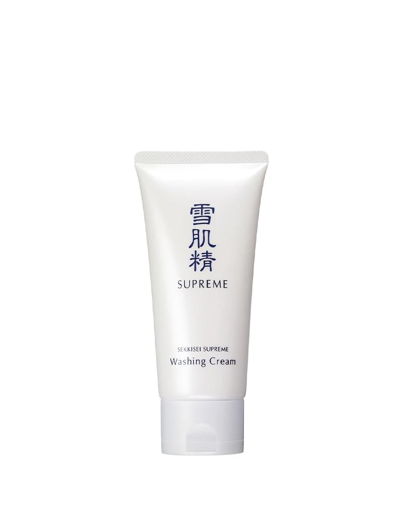 SEKKISEI Supreme Washing Cream, Soft Foam Facial Cleanser, 4.9 Ounce
