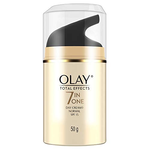 Olay Total Effects Day Cream with SPF 15 | Fights 7 Signs of Ageing | With Niacinamide and Green Tea Extracts | Normal, Oily, Dr