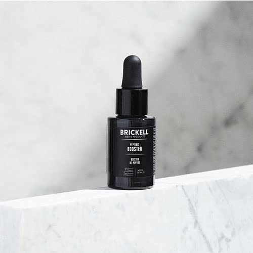 Brickell Mens Protein Peptides Booster Serum for Men, Natural and Organic Protein Peptides Booster for Face to Firm and Restore
