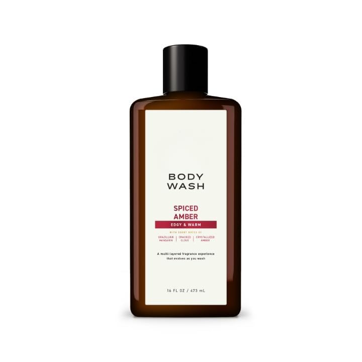 1 PACK ????~?????? Heritage Red Men's Body Wash, Spiced Amber Scent, 16 fl oz