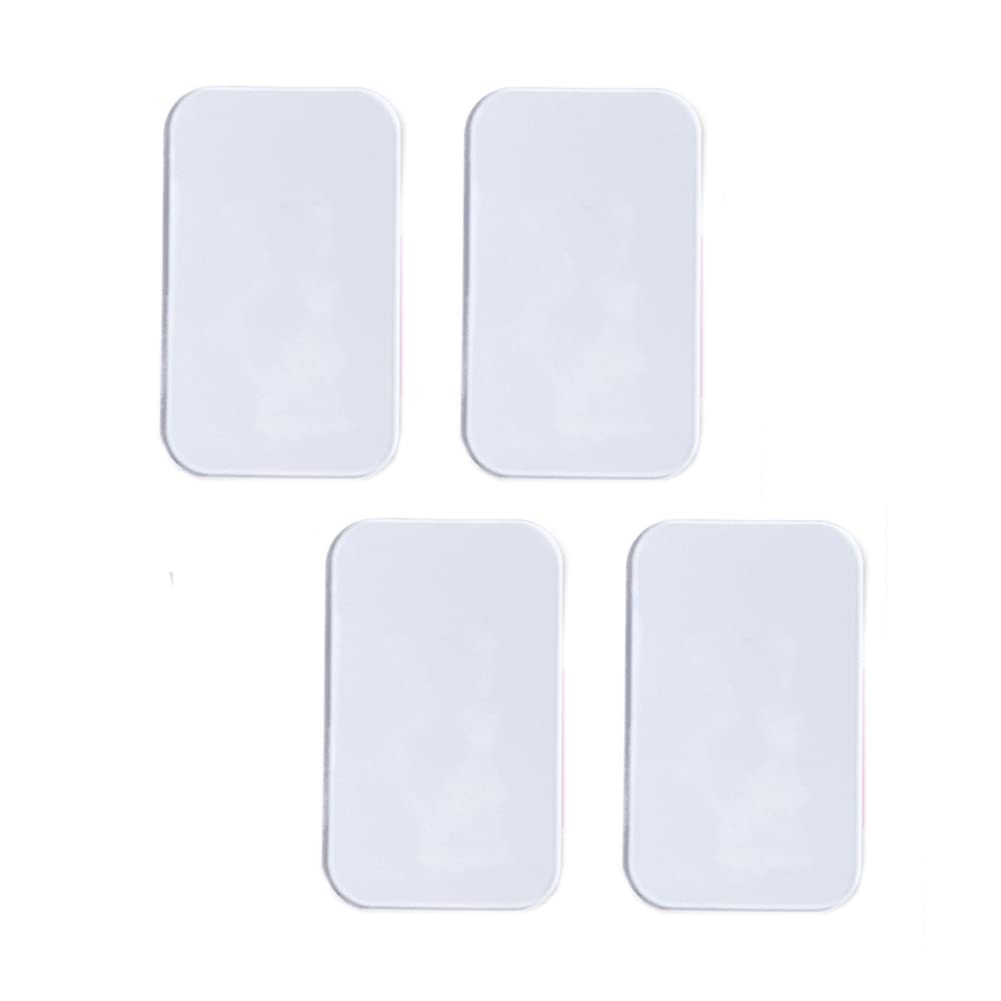 4Pcs Clear Silicone False Eyelash Holder Pads for Eyelash Extensions Tools 3.54'' x 2''