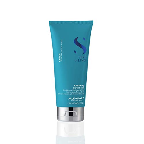Alfaparf Milano Semi Di Lino Curls Enhancing Conditioner For Wavy And Curly Hair - Hydrates And Nourishes - Reduces Frizz - Prot