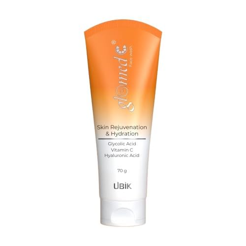 Olklin Vitamin C Face Wash Skin Brightening Cleanser For Daily Facial Cleansing With Glycolic Acid And Hyaluronic Acid For Fresh