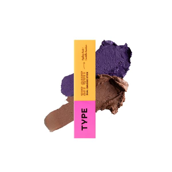 Type Beauty Soak It Dual Smudge Stick: The Perfect 2In1 Makeup Stick For Dry Dehydrated Skin | Blush+ Bronzer (Plum/Mousse)