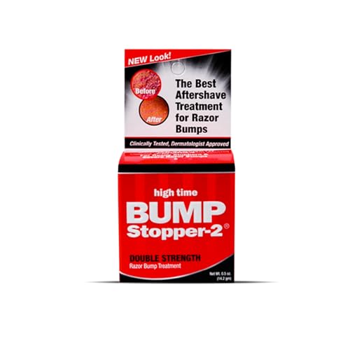 Bump Stopper 2 Double Strength Razor Bump Treatment | Formulated to Relieve Razor Burn | Eliminates Ingrown Hairs | Aftershave F