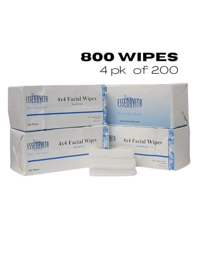 Bulk 800 per box esthetic wipes 4x4 4 ply All-Purpose Lint-Free 4-Ply Non-Woven, For Salon and Spa Use, Soft, Strong yet Soft 4