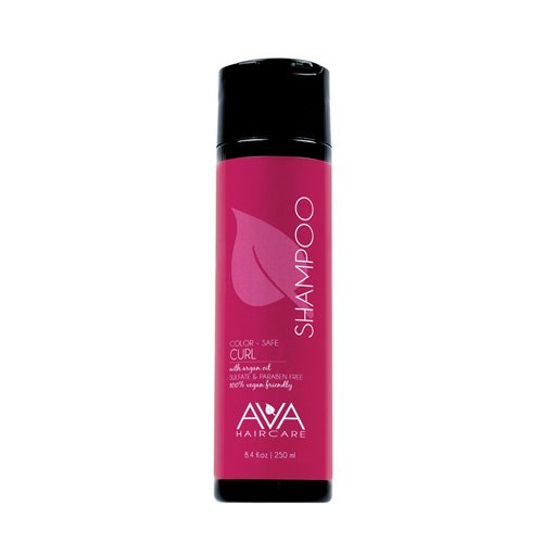 Ava Haircare - Curl Shampoo - Vegan, Sulphate Free, Paraben Free, Cruelty Free - Curly Hair Shampoo (8.4oz)