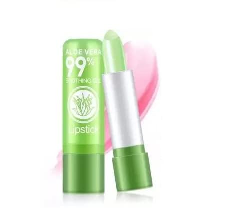 Aasakt Long Lasting Nutritious Lip Balm Lips Moisturizer Magic Temperature Color Changing Aloe Vera Lipstick
