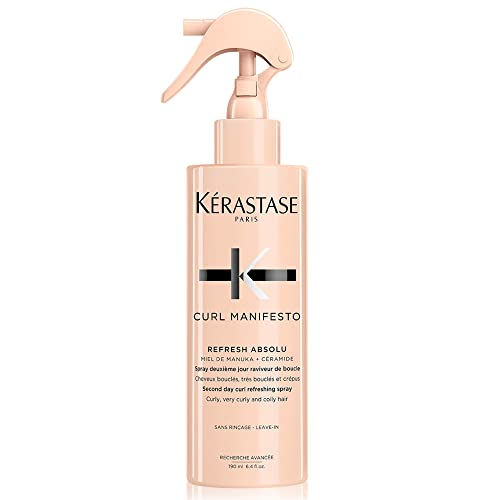 KERASTASE curl Manifesto Refresh Absolu Refresh Spray  Hydrates, Redefines & Refreshes curls  Anti-Frizz  With coconut Oil  For