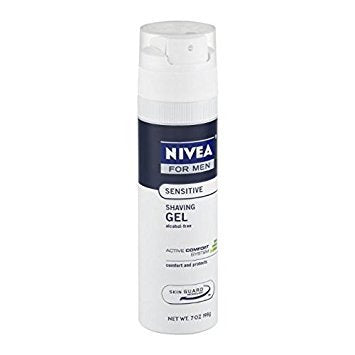 Nivea for Men Sensitive Shaving Gel, 7 oz