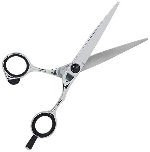 Cricket S1 Pro Series 600 6 inch Shears Professional Stylist Barber Hair Cutting Scissors, Convex Edge, Swedish Steel