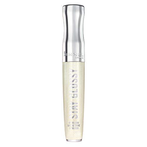 Rimmel Stay Glossy Lip Gloss - Non-Sticky And Lightweight Formula For Lip Color And Shine - 815 Halo-There, .18Oz