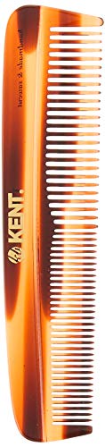 Kent Handmade Small Fine/Coarse Toothed Pocket Hair Comb, 13 cm Length