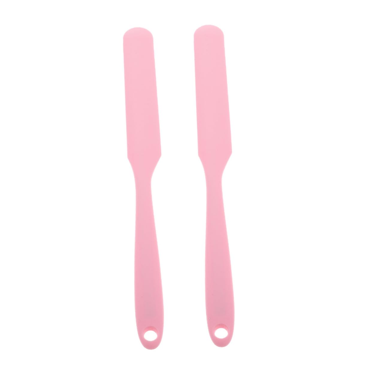 DEARMAMY 2pcs Nonstick Silicone Waxing Sticks for Hair Removal Large Spatula Applicators for Efficient Underarm Leg and Arm Waxi