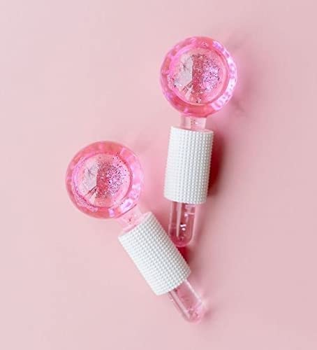 Mirariya Facial Ice Globe, Smart Cool Face Roller Ball, Facial Massage Tools For Neck Eye Circle Reduce Puffiness Anti Ageing Wr