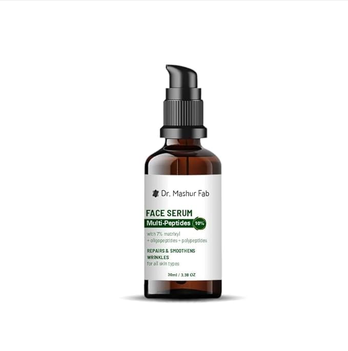 Dr. Mashur Fab Face Serum | Hydrating Glow Elixir For Dull Skin | NonGreasy Formula  Skin Brightening (Hyaluronic Acid (Multi