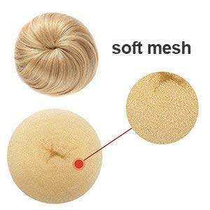 Hair Bun Shaper Set,Teenitor 4 Hair Pcs Donut Bun Maker(Extra-Large, Medium, Small) With Bobby Pins Blonde 20Pcs, Doughnuts Ring