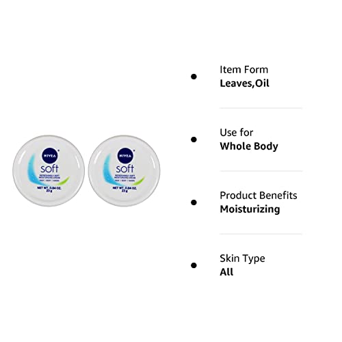 Nivea Soft Refreshingly Soft Moisturizing Creme 23g/0.84oz