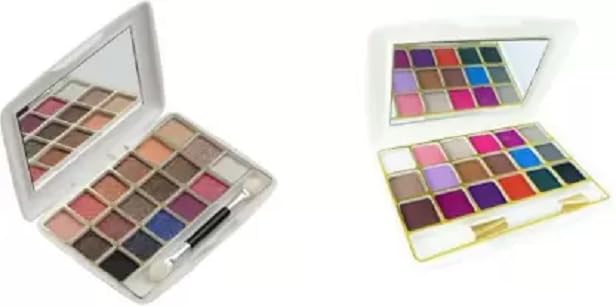 Glamezone 18 Color Eye Shadow Perfer For Party Makeup 12 Ml (Multicolor)